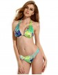 Costum de Baie Verde cu Imprimeuri 0015837